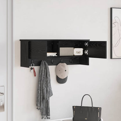 Wall-Mounted Coat Rack Wall-Mounted Black oak
