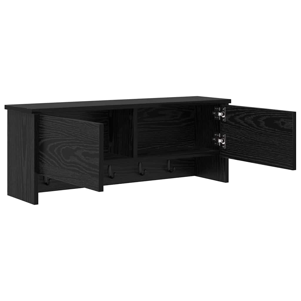 Wall-Mounted Coat Rack Wall-Mounted Black oak
