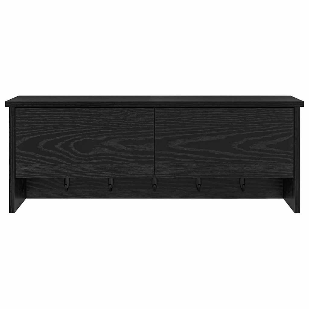 Wall-Mounted Coat Rack Wall-Mounted Black oak