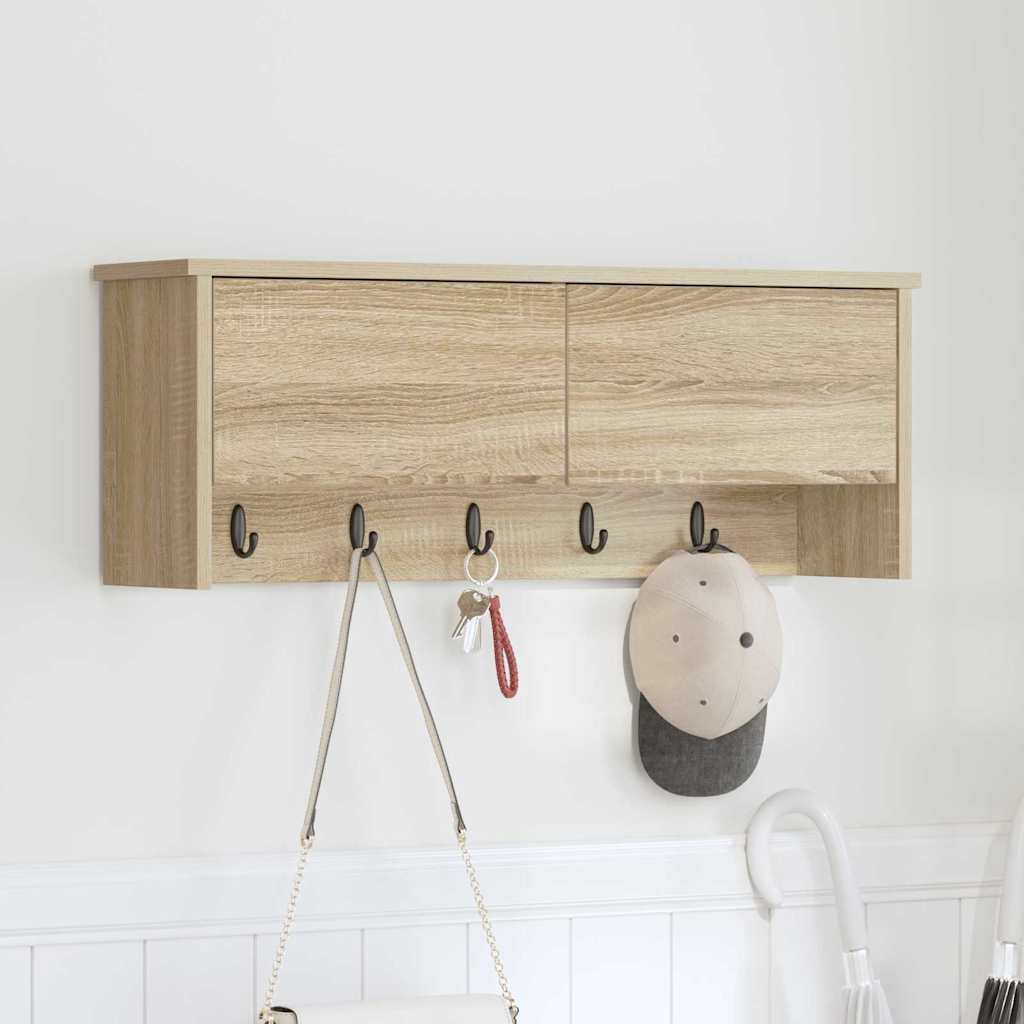 Wall-Mounted Coat Rack Wall-Mounted Sonoma oak
