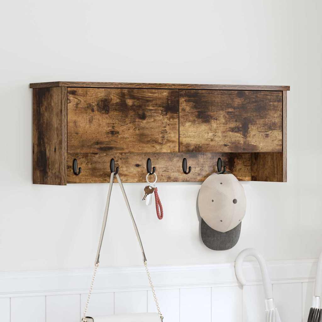 Wall-Mounted Coat Rack Wall-Mounted Smoked oak