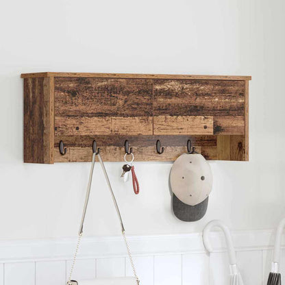 Wall-Mounted Coat Rack Wall-Mounted Old wood