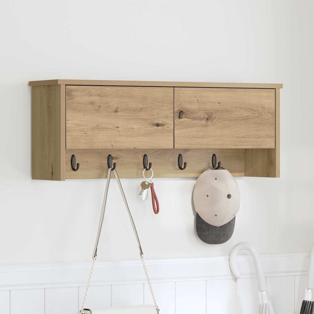Wall-Mounted Coat Rack Wall-Mounted Artisan oak