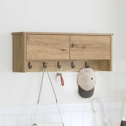 Wall-Mounted Coat Rack Wall-Mounted Artisan oak