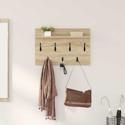 Wall-Mounted Coat Rack Wall-Mounted 80 x 40 x 12 cm Sonoma oak