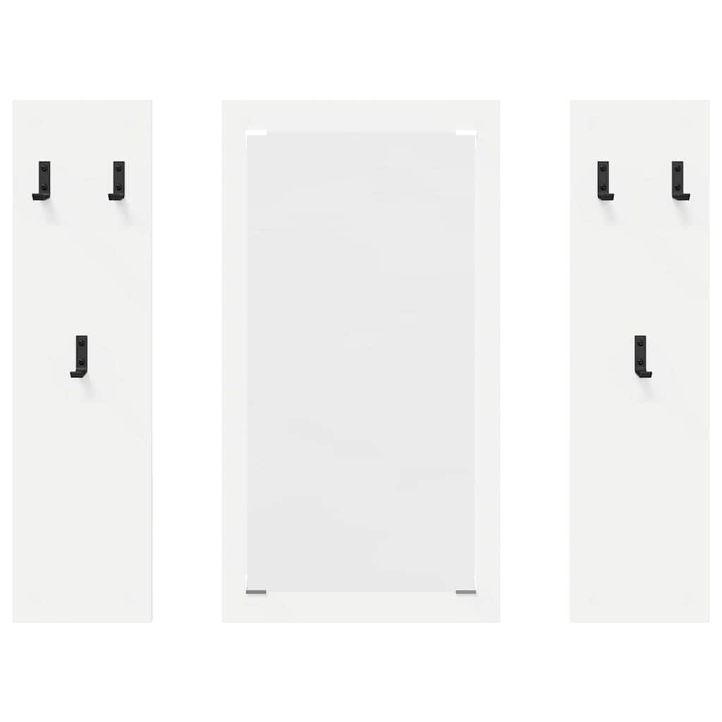 Wall-Mounted Coat Rack Wall-Mounted 96 x 1.5 x 90 cm White