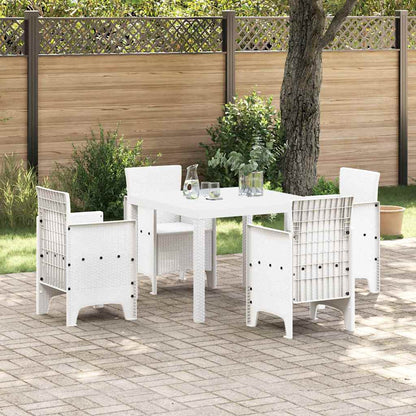 vidaXL Garden Table 250 x 100 x 73 cm Poly Rattan White
