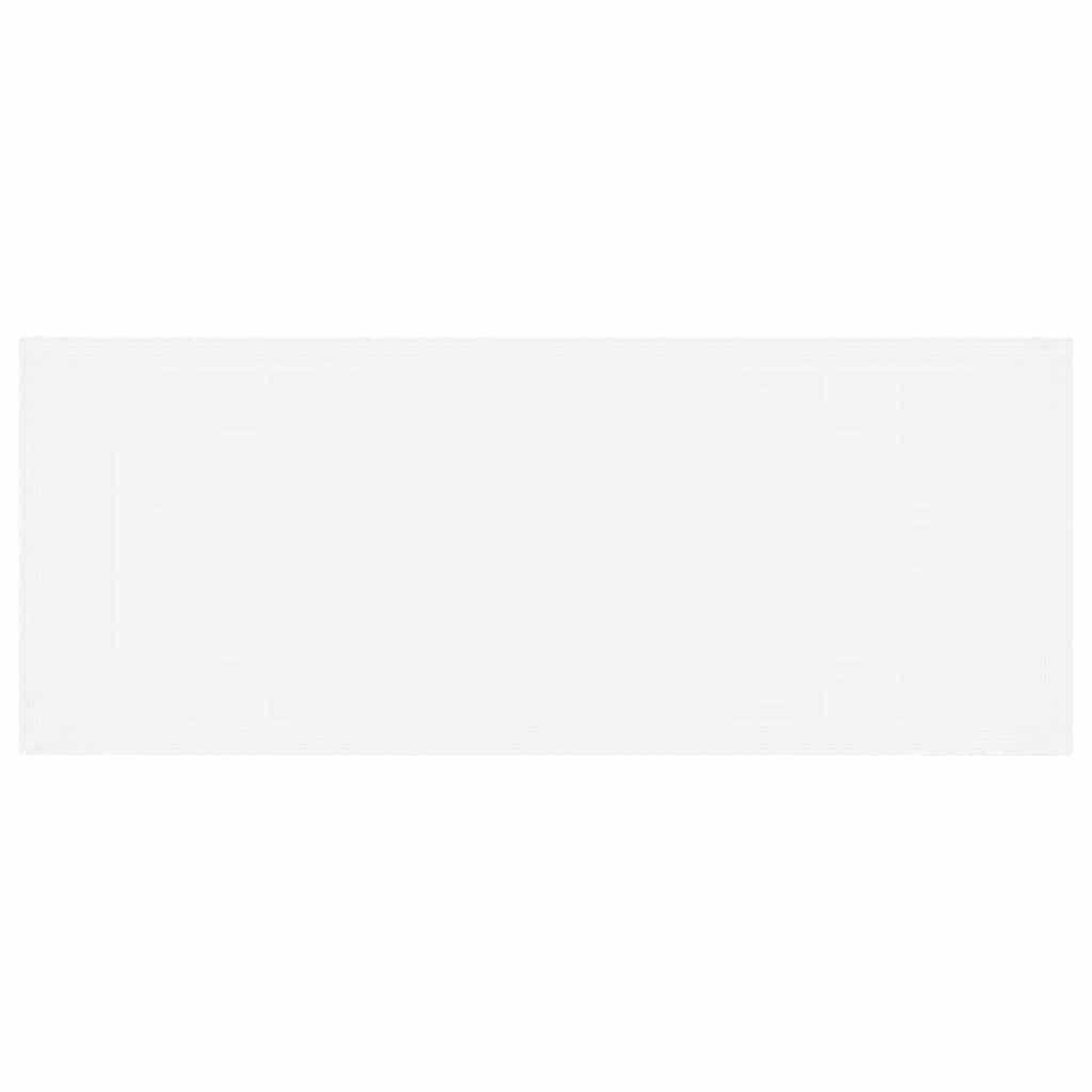 vidaXL Garden Table White 250 x 100 x 73 cm Poly Rattan 6