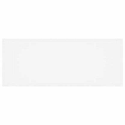 vidaXL Garden Table White 250 x 100 x 73 cm Poly Rattan 6
