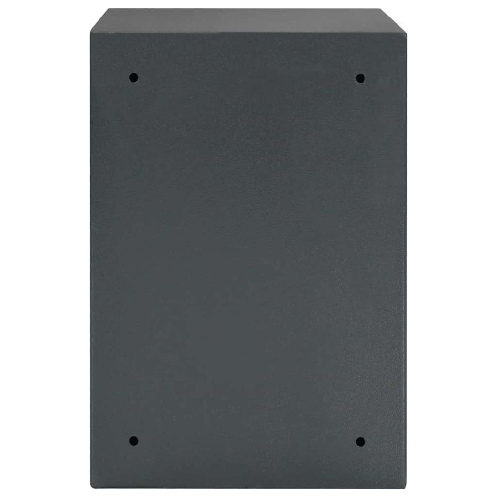 Digital Safe with Fingerprint Dark Grey 31 cm 50 cm 35 cm