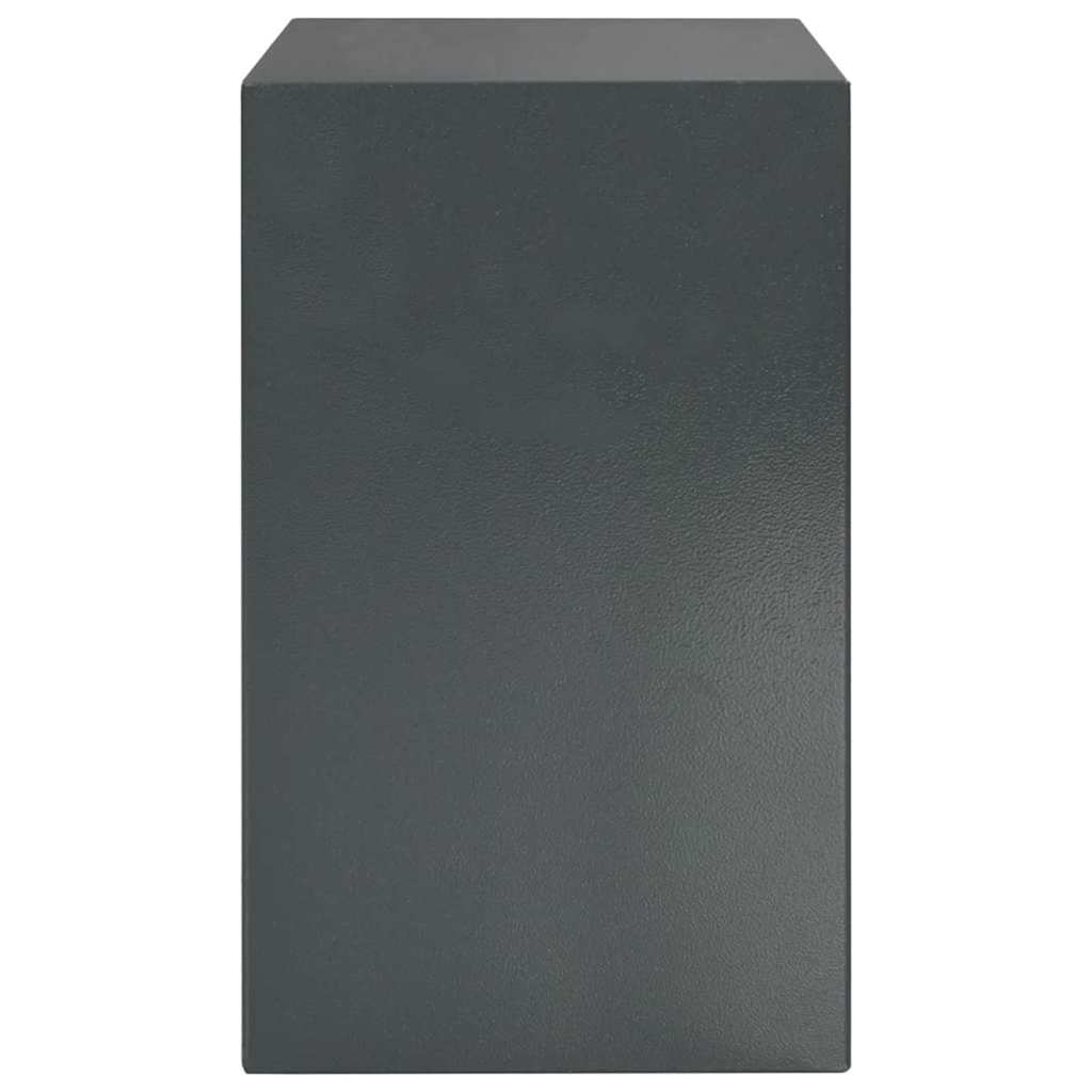 Digital Safe with Fingerprint Dark Grey 31 cm 50 cm 35 cm