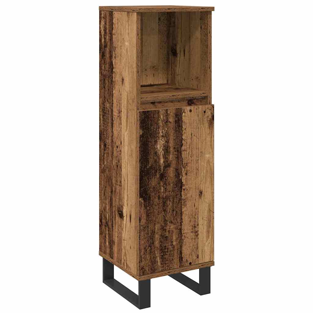 vidaXL Bathroom Furniture Set 3 pcs Brown Engineered Wood 3