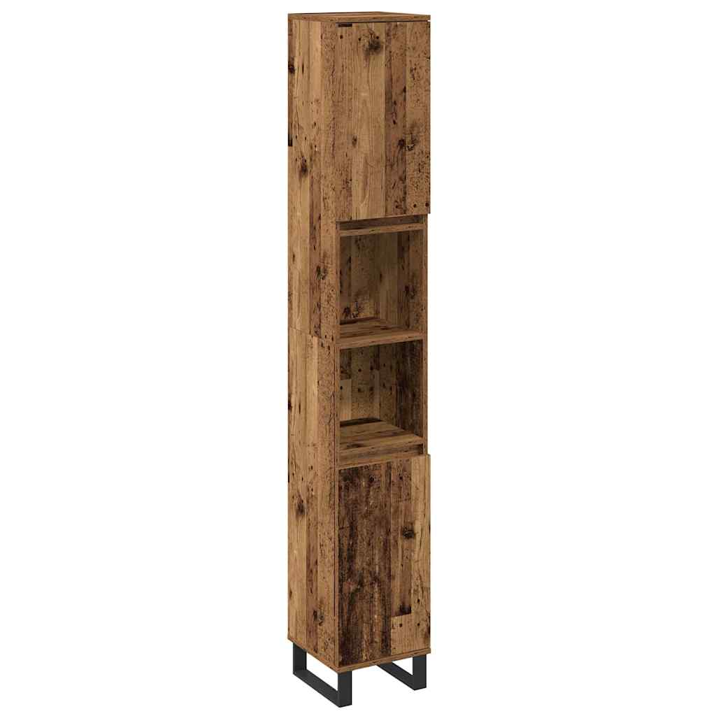 vidaXL Bathroom Furniture Set 3 pcs Brown Engineered Wood 5