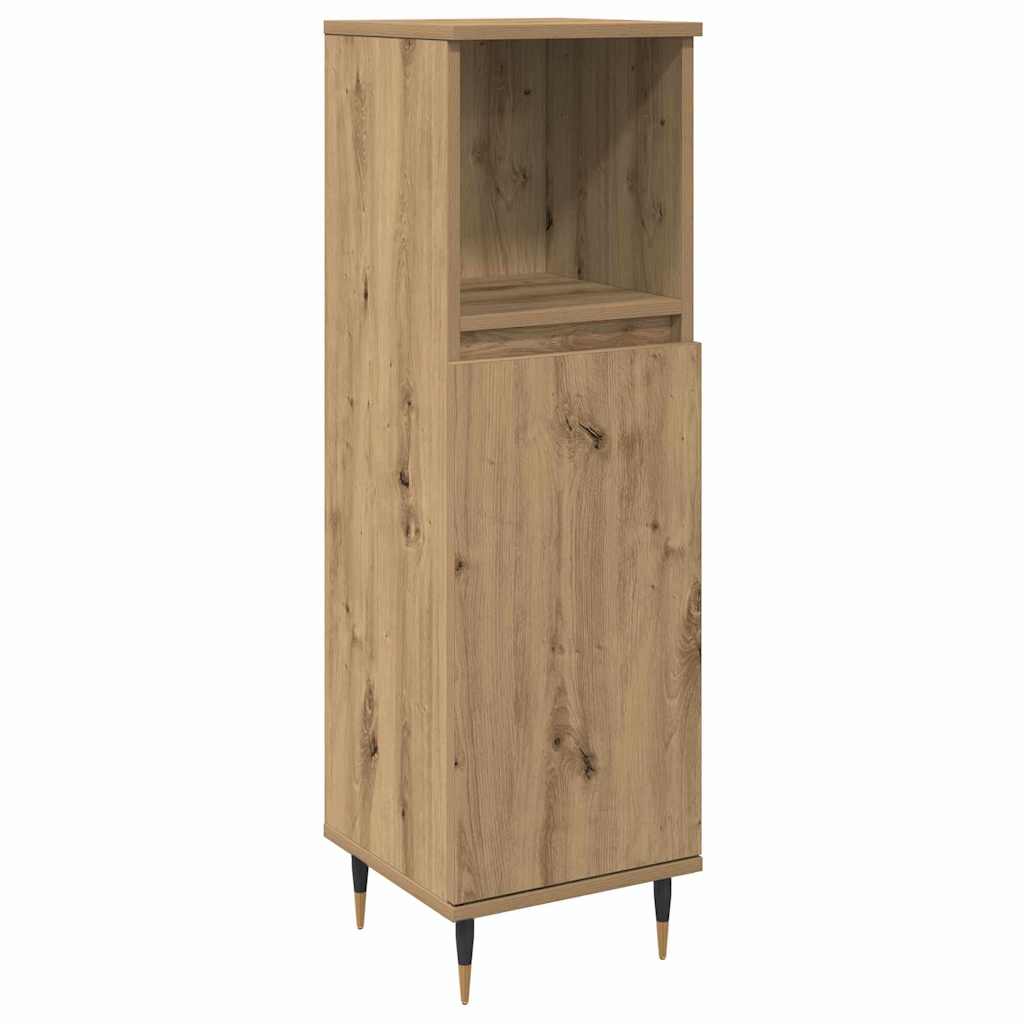 vidaXL Bathroom Furniture Set 3 pcs Artisan Oak Engineered Wood 3