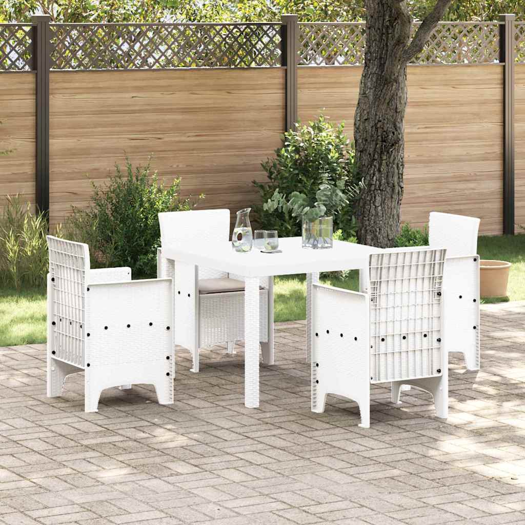 vidaXL Garden Dining Set 5 pcs Polypropylene 4-Seater