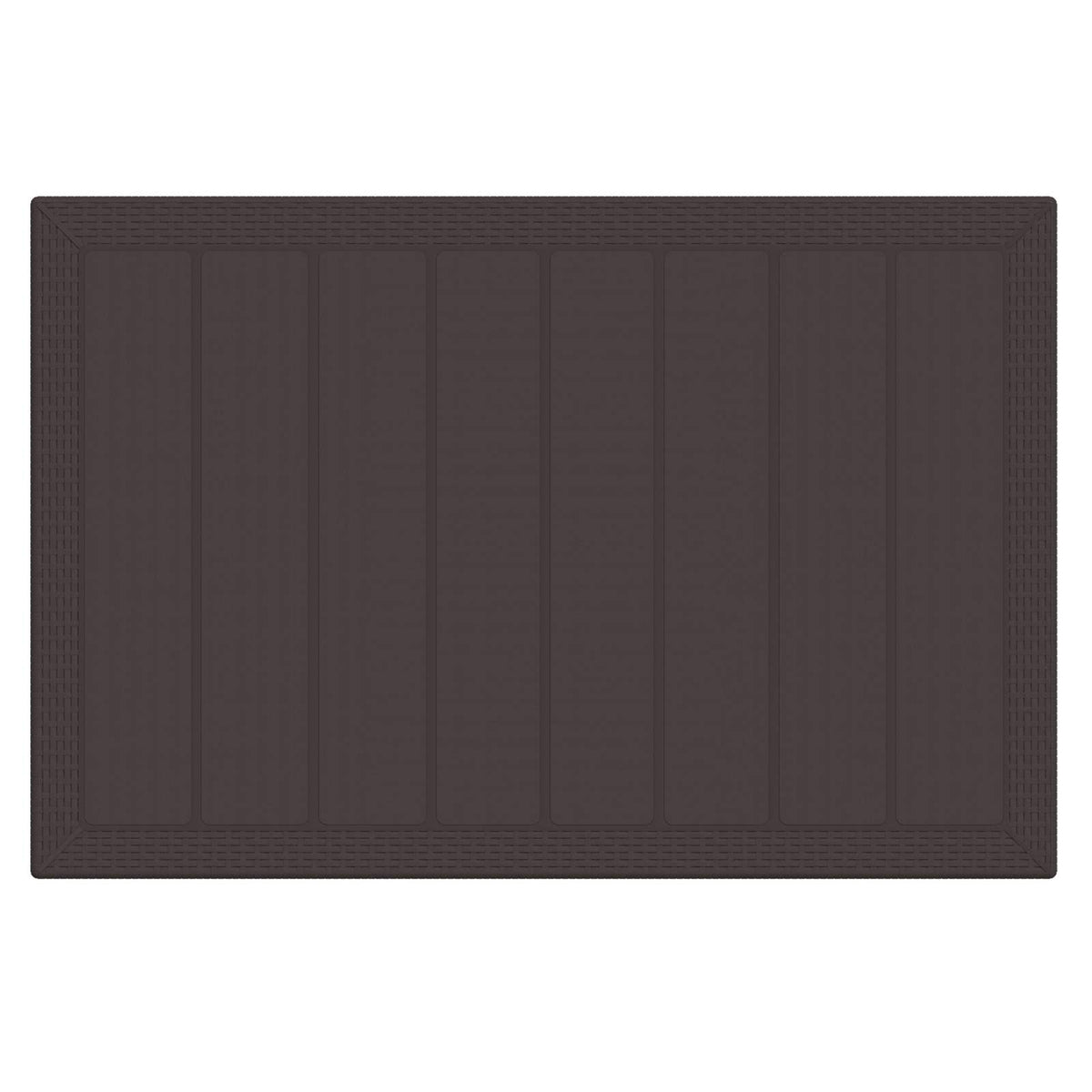 vidaXL Garden Dining Set 5 pcs Brown Polt rattan 2