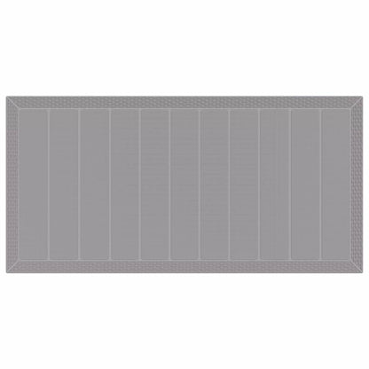 vidaXL Garden Dining Set 7 pcs Light Grey Polypropylene 6