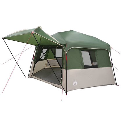 vidaXL Instant Tent with Rainfly 12-Person Quick-Release Green 4