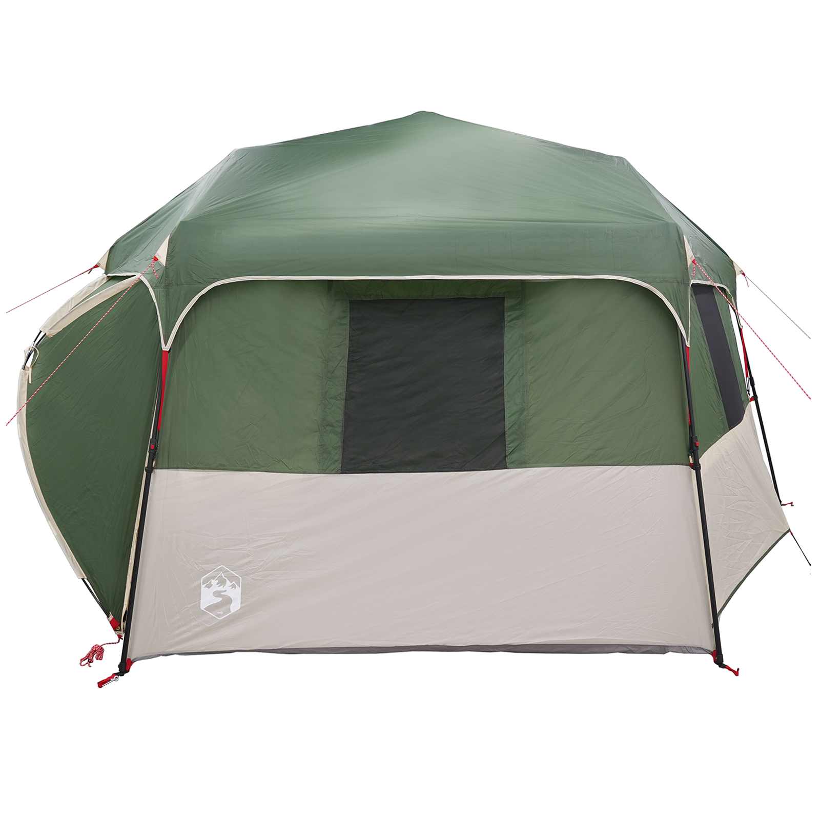 vidaXL Instant Tent with Rainfly 12-Person Quick-Release Green 5