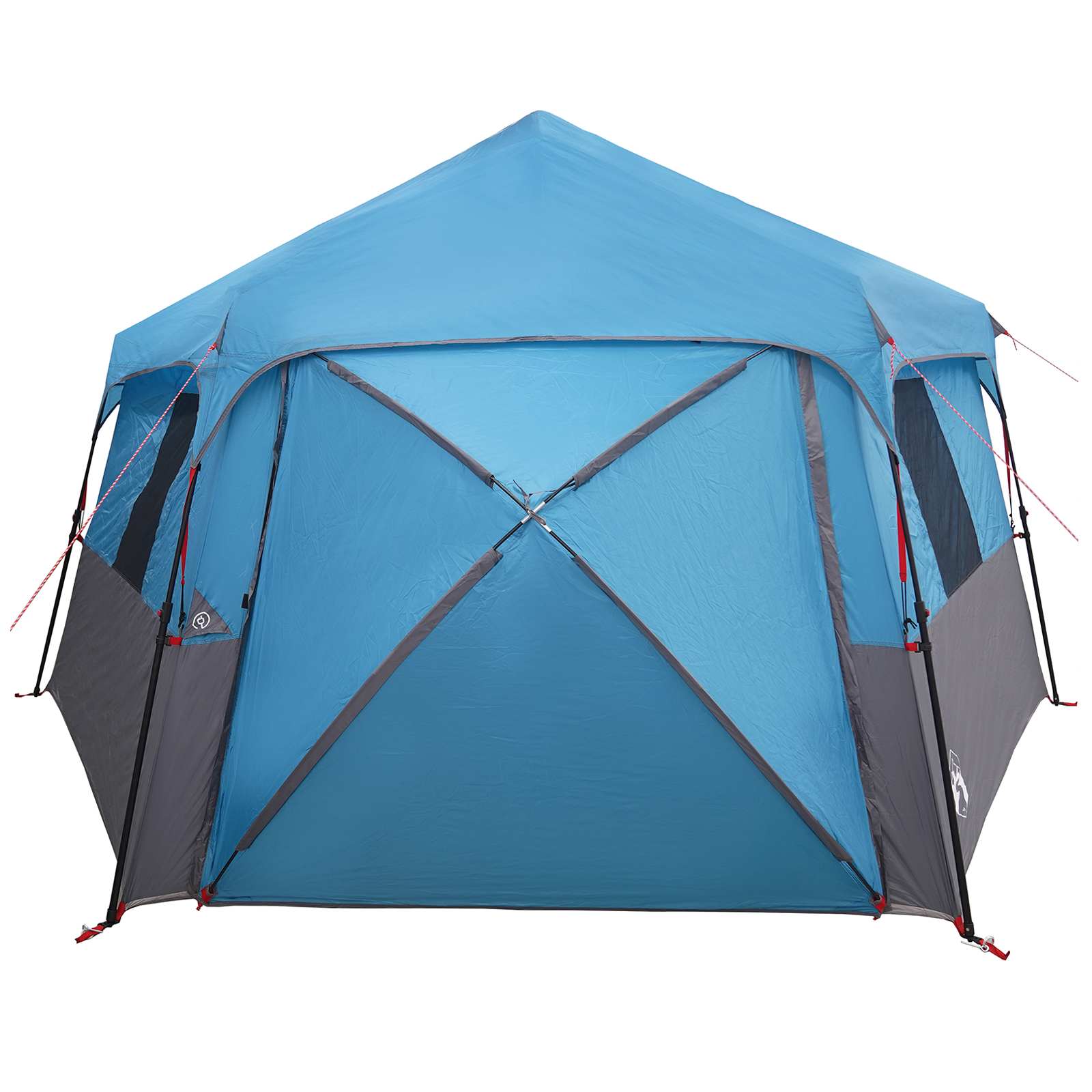 vidaXL Instant Tent with Rainfly 12-Person Quick-Release Blue 6