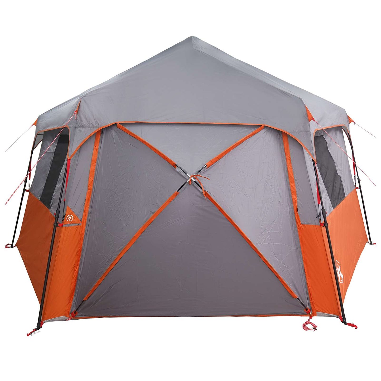 vidaXL Instant Tent with Rainfly 12-Person Quick-Release with Roof 6