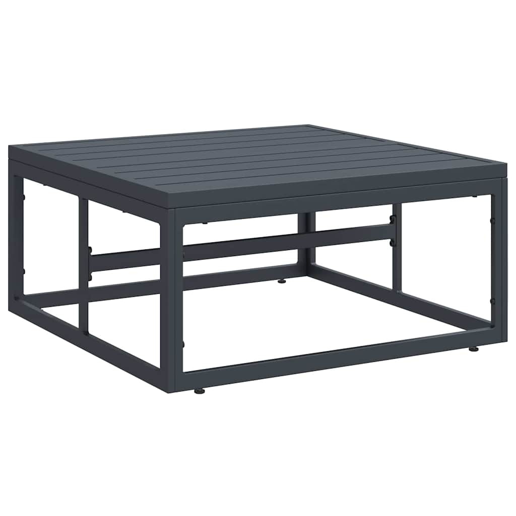vidaXL Garden Sofa Set 3 pcs Black Steel 5