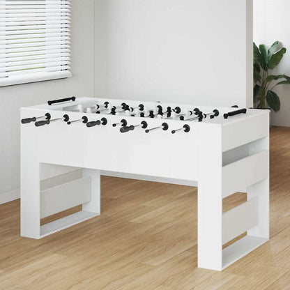 vidaXL Foosball Table White 146.5 x 74 x 85 cm Engineered Wood 1