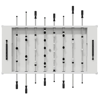 vidaXL Foosball Table White 146.5 x 74 x 85 cm Engineered Wood 6