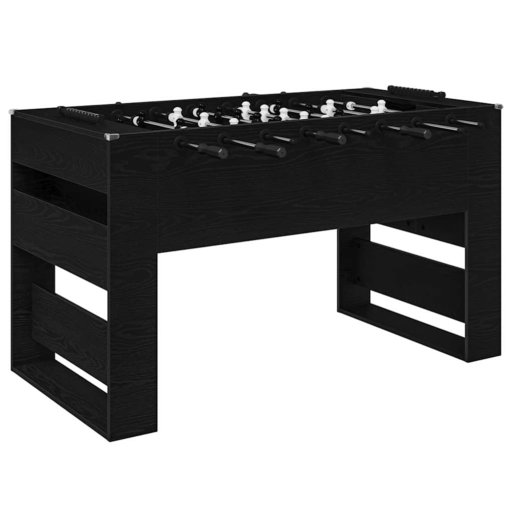 Foosball Table 146.5 x 74 x 85 cm Engineered Wood Black oak