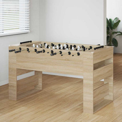 vidaXL Foosball Table Sonoma Oak 146.5 x 74 x 85 cm Engineered Wood 1