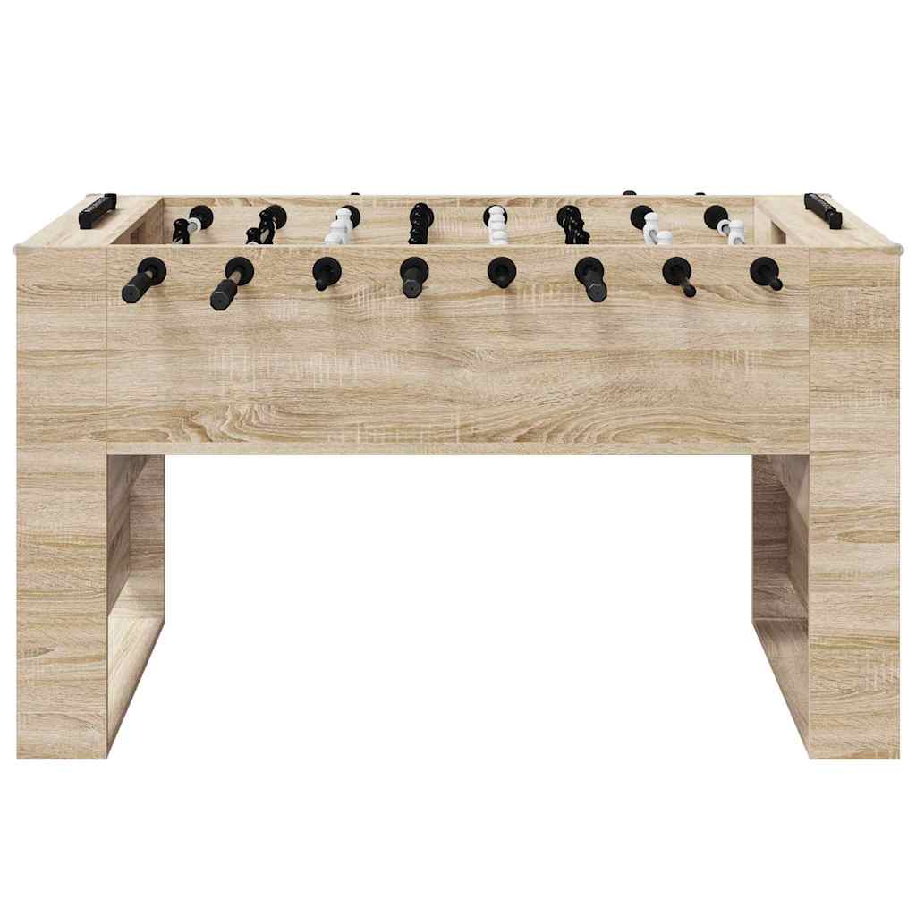 vidaXL Foosball Table Sonoma Oak 146.5 x 74 x 85 cm Engineered Wood 4