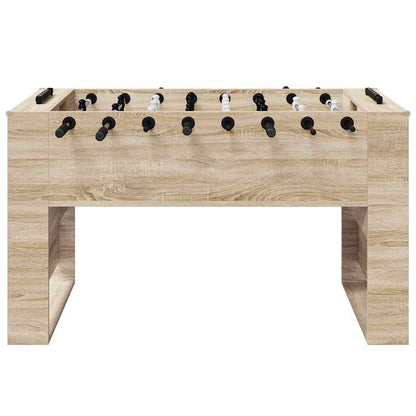 vidaXL Foosball Table Sonoma Oak 146.5 x 74 x 85 cm Engineered Wood 4