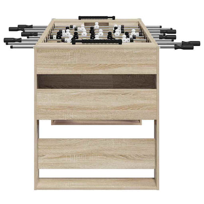 vidaXL Foosball Table Sonoma Oak 146.5 x 74 x 85 cm Engineered Wood 5