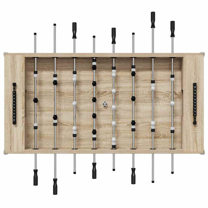 vidaXL Foosball Table Sonoma Oak 146.5 x 74 x 85 cm Engineered Wood 6