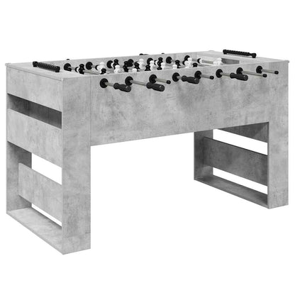 vidaXL Foosball Table Concrete Grey 146.5 x 74 x 85 cm Engineered Wood 2