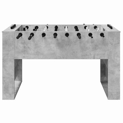 vidaXL Foosball Table Concrete Grey 146.5 x 74 x 85 cm Engineered Wood 4