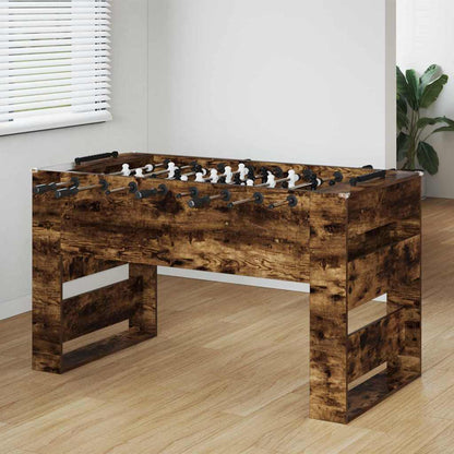 vidaXL Foosball Table Smoked Oak 146.5 x 74 x 85 cm Engineered Wood 1