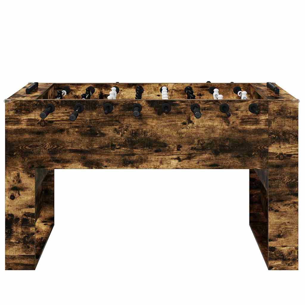 vidaXL Foosball Table Smoked Oak 146.5 x 74 x 85 cm Engineered Wood 4