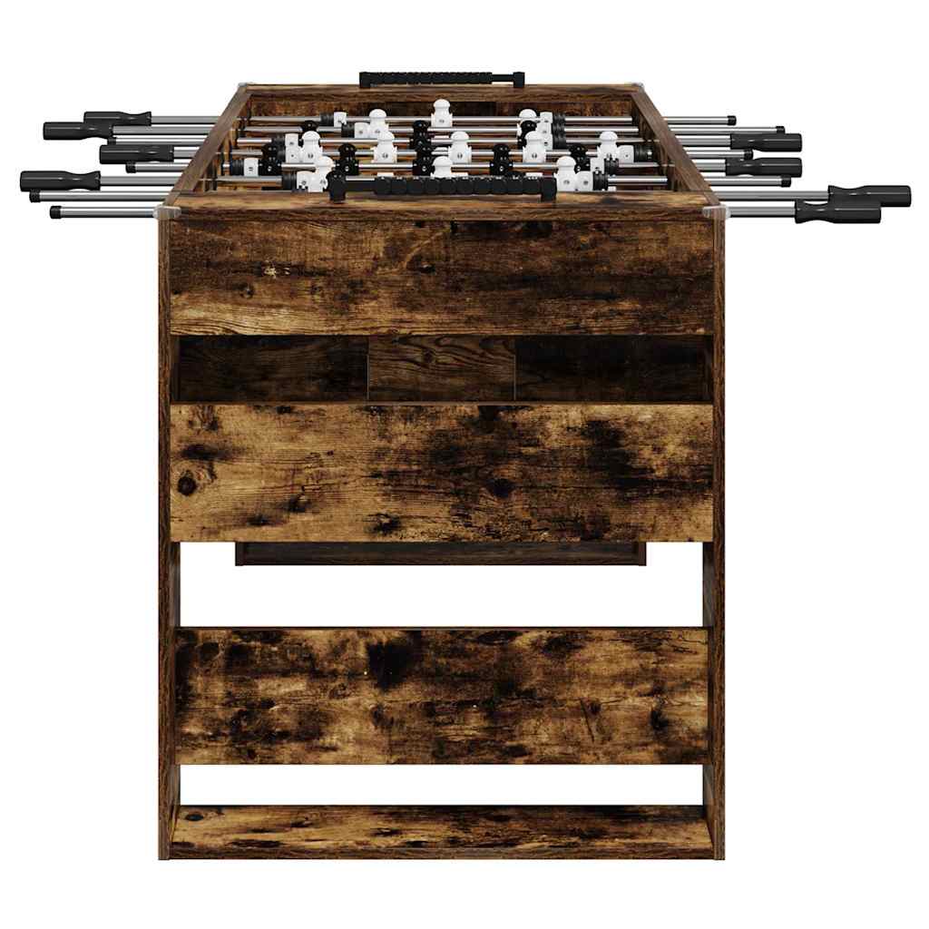 vidaXL Foosball Table Smoked Oak 146.5 x 74 x 85 cm Engineered Wood 5