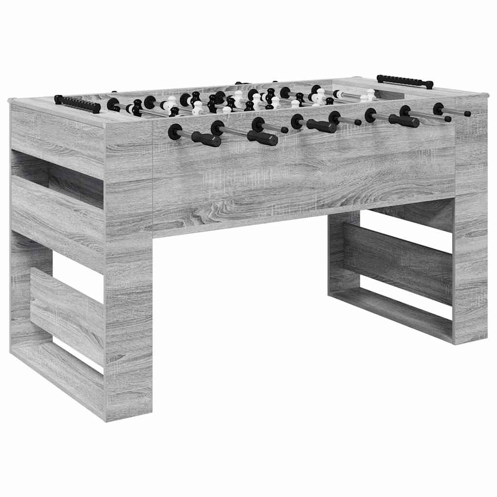 vidaXL Foosball Table Grey Sonoma 146.5 x 74 x 85 cm Engineered Wood 2
