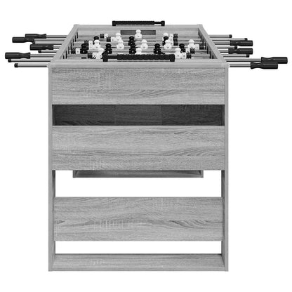 vidaXL Foosball Table Grey Sonoma 146.5 x 74 x 85 cm Engineered Wood 5