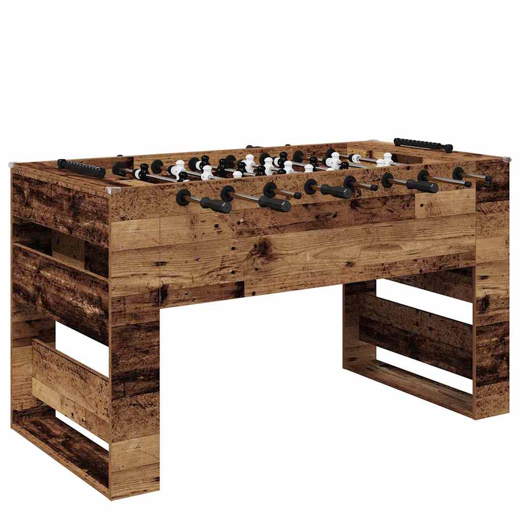 vidaXL Foosball Table Old Wood 146.5 x 74 x 85 cm Engineered Wood 2