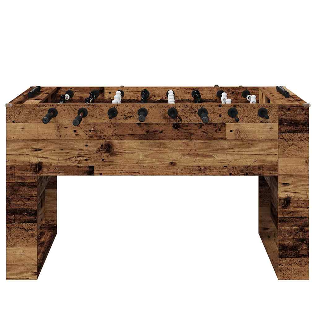 vidaXL Foosball Table Old Wood 146.5 x 74 x 85 cm Engineered Wood 4