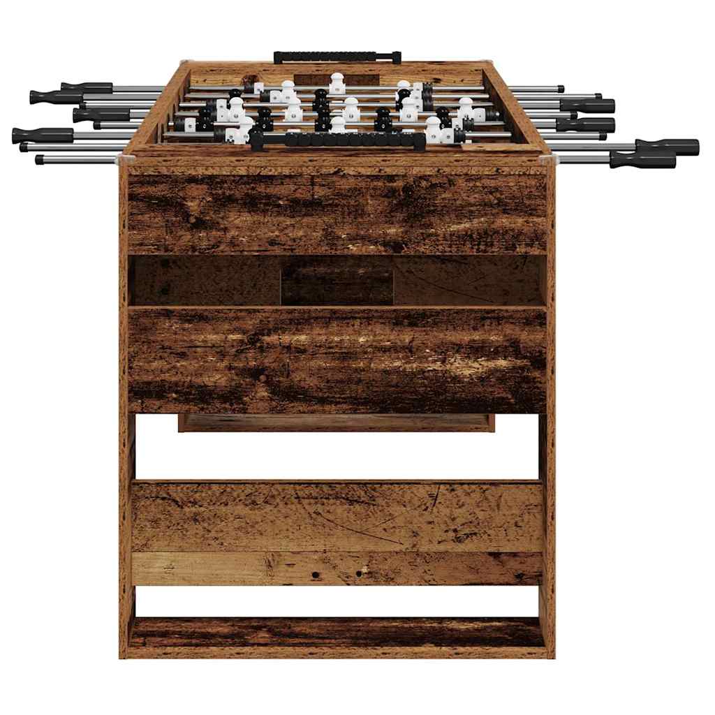 vidaXL Foosball Table Old Wood 146.5 x 74 x 85 cm Engineered Wood 5