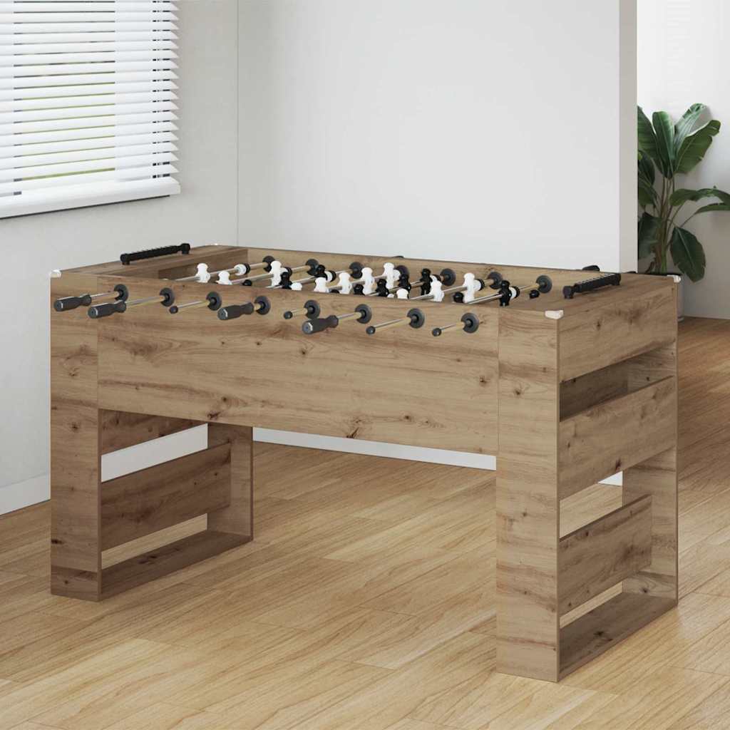vidaXL Foosball Table Artisan Oak 146.5 x 74 x 85 cm Engineered Wood 1