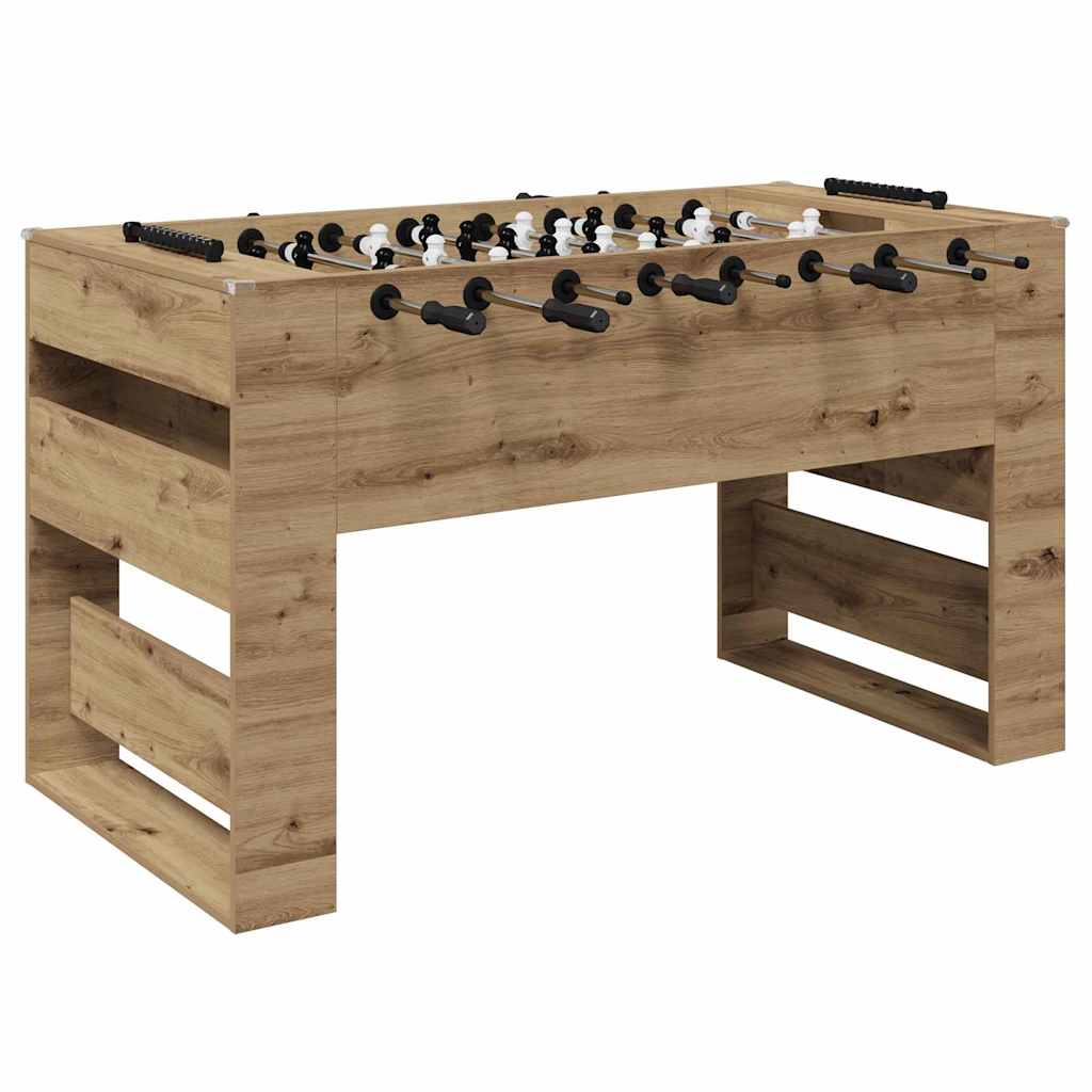 vidaXL Foosball Table Artisan Oak 146.5 x 74 x 85 cm Engineered Wood 2