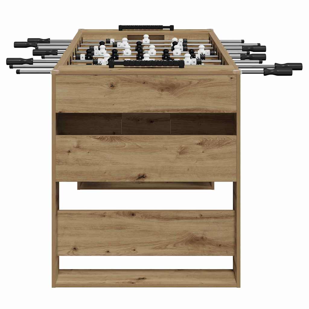 vidaXL Foosball Table Artisan Oak 146.5 x 74 x 85 cm Engineered Wood 5