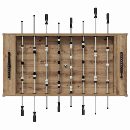 vidaXL Foosball Table Artisan Oak 146.5 x 74 x 85 cm Engineered Wood 6