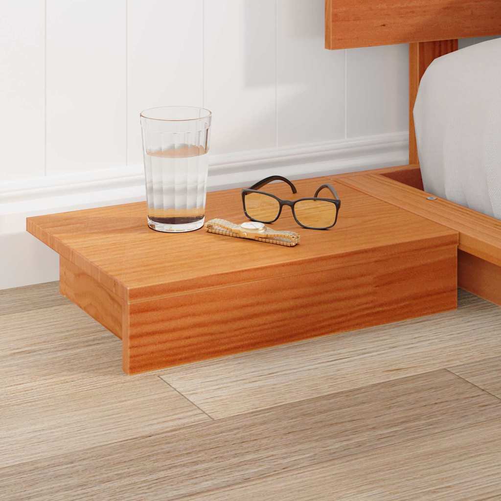 vidaXL Bed Frame Brown 200 x 200 cm Wood 3