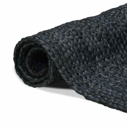 vidaXL Area Rug Dark Grey 240 x 340 cm Jute 2
